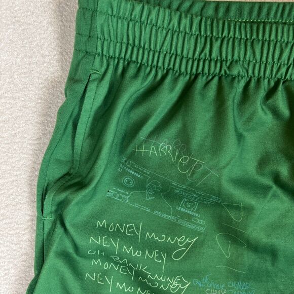 Brooklyn State Men’s Shorts Green Money Print Sz 3XL Outdoor Pocket Drowstring - Picture 5 of 11